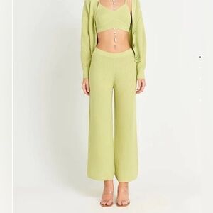 Cult Gaia Piper Knit Pant & Somage Knit Top